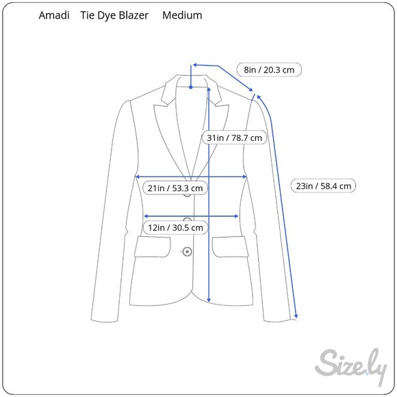 Amadi Anthropologie Purple Tie Dye Blazer Size‎ Medium Linen Blend Oversized - Picture 11 of 11